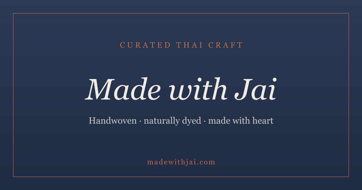 The Root, the Fruit, and the Resin: Thai Natural Dyeing Beyond Indigo